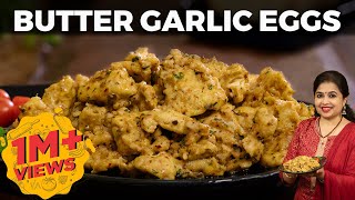 Butter Garlic Eggs | Egg Breakfast Recipes | Easy Dinner Recipes | Egg Recipes | Garlic butter eggs