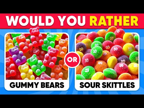 Would You Rather - Sweet VS Sour JUNK FOOD Edition 🍭🍋 Quiz Galaxy