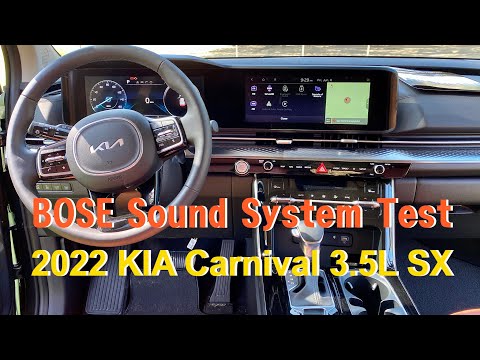 2022 Kia Carnival Bose Premium Audio Test ASMR