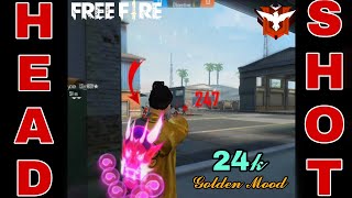 24K GOLDEN MOOD || OP ONE TAP HEADSHOT 🔥 || FREE FIRE GAMING || Garena free fire #shorts #freefire