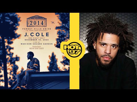 J.Cole Announces One-Night-Only 'Forest Hills Drive' 10th Anniversary Show At Madison Square Garden