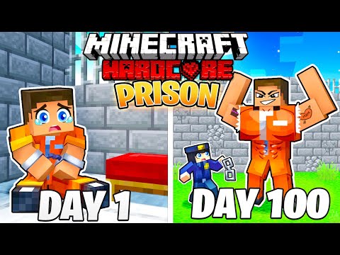 I Survived 100 DAYS as a PRISONER in MINECRAFT!