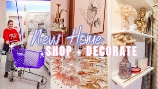 NEW HOME DECOR SHOP & DECORATE WITH ME // COASTAL & GLAM STYLE // KIMI COPE