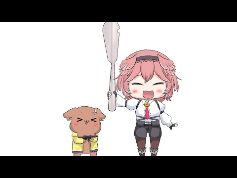 【手描き】バターナイフを手に入れたルイ姉【hiro/切り抜き/Hololive】Eng:sub;Lui picking up a butter knife