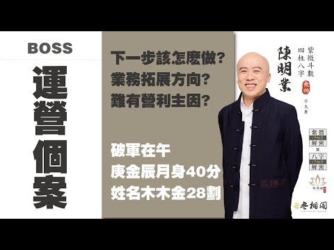 企業選才 | 按摩師的店面拓展行不行？ | 庚金辰月之破軍在午《紫微解密》(字幕版)