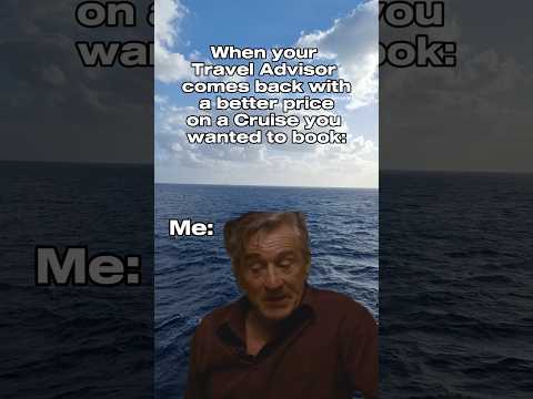 Who else uses a Travel Advisor for their vacation planning? 😂🛳 #cruisememe #travelagent #cruiseship