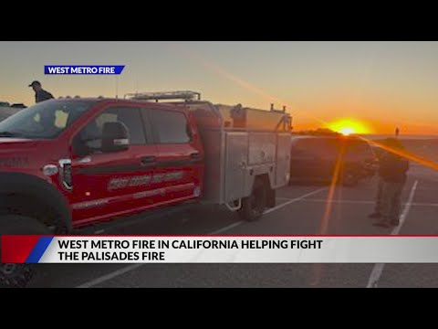 West Metro Fire crews helping fight Palisades wildfire in California