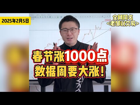 黄金春节连续暴涨1000点！本周数据周，还要大涨创新高！