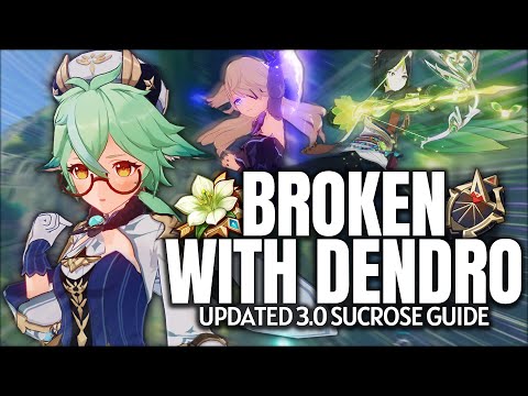 BROKEN with dendro! UPDATED Sucrose Guide - Artifacts, Weapons, Teams & Tips | Genshin Impact 3.0