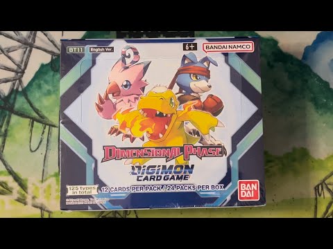 Digimon TCG BT11 WORST Dimensional Phase Box opening!