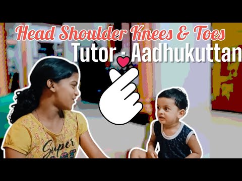 🔴 Let's Sing with Aadhukuttan | Head shoulder knees and toes | Baby rhymes | cocomelon