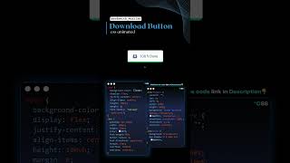 Animated Download Button #codewith_muhilan #css #coding #shorts #worldofdevelopers