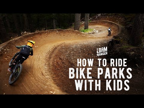 how to ride BIKE PARK with KIDS