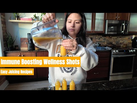 Immunity Boosting Wellness Shots Recipe - Nama J2- Juicer recipe