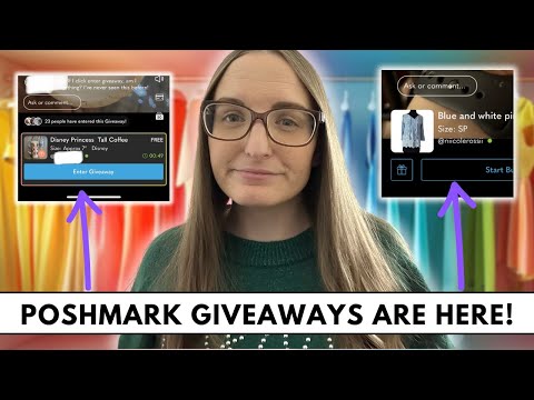 NEW FEATURE on POSHMARK: GIVEAWAYS!  How to Enter One and How to Run One!