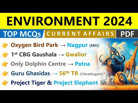 Environment 2024 Current Affairs | Environment & Ecology 2024 | Current Affairs 2024 By Indologus |