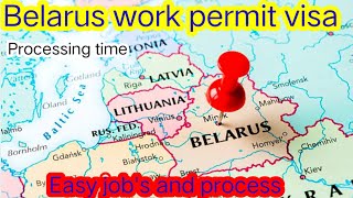 Belarus work permit visa processing|| Belarus work visa 2023