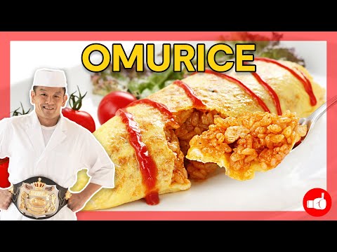 Make PERFECT Fluffy OMURICE at Home | Japanese Omelet Rice