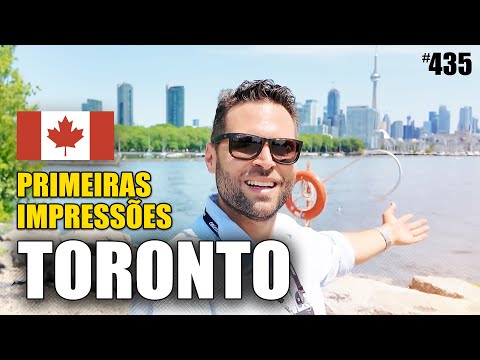 Será que EU MORARIA em Toronto? 🤔 Minhas PRIMEIRAS IMPRESSÕES e Revelações sobre a cidade!