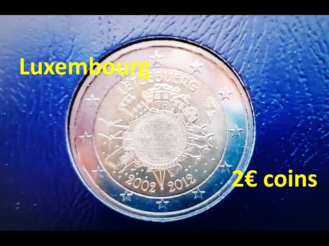 Luxemburgo 2 euros monedas conmemorativas (2004 - 2020)