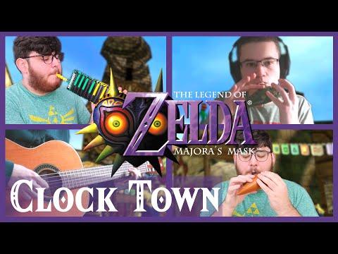 Clock Town (The Legend of Zelda: Majora's Mask) | Ocarina Cover ft. Louie