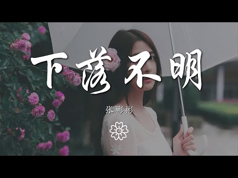 張彬彬 - 下落不明『只怕你已經下落不明』【動態歌詞Lyrics】