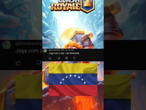 O deck do TOP 1 da VENEZUELA 🇻🇪 no #clashroyale !