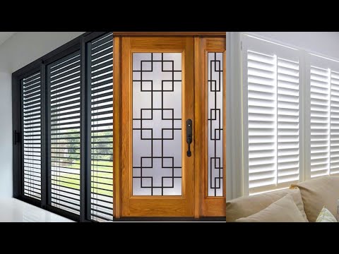 Modern Window Grill Design | Iron Window Home | UPVC Wooden Window PVC Sliding Glass Window Types