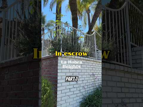 Stay tuned for part 2, 3, and 4  #losangelesrealestate #inescrow #ytshortsvideo