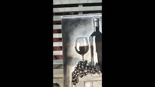 A glass of wine 🍷|Artistic expressions #realisticart