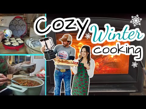 How did he know!? 🤔 Cozy Cooking Vegetable Beef Soup & Maple Bacon Pancake Bites