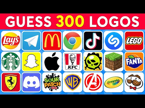 Guess the Logo in 3 Seconds 🥇 300 Famous Logos | Logo Quiz 2024 | Quiz Galaxy