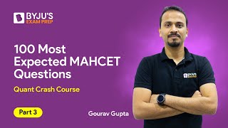 100 Most Expected MAHCET Quant Questions | CET 2023 Preparation | CET Quantitative Aptitude #cetmba