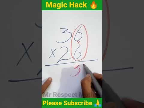 Fast Multiplication Tricks | Interesting Math Tricks #shorts #maths