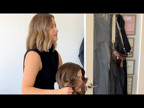 Day in the life of a hairstylist ✨ #hairtok #hair #hairstyles #vlog #dayinmylife