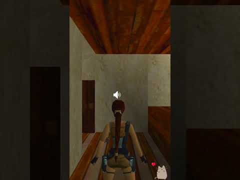 Self-aware Lara Croft neutralizes a thief in Tomb Raider 2