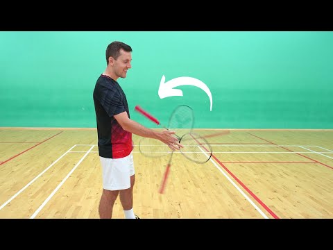 How To Spin A Badminton Racket - 5 EASY steps