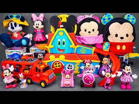 Satisfying with Unboxing Disney Junior Minnie Mouse Jumbo Fun House Playset | Review Toys ASMR