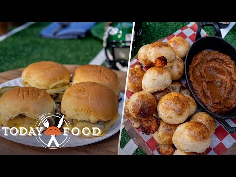 Try 'The Grill Dads' game day recipes for sliders, pepperoni rolls