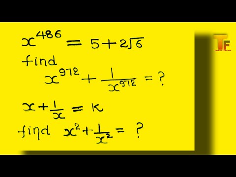 Algebra x+1/x based best questions |In easy method |full explanation|