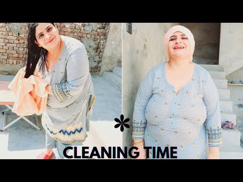 Kitchen clean | Hair oiling | Dusting ki | Sari safai kar di