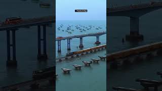 Pamban Bridge #bridge #trainphotography #train #shorts #viralvideo