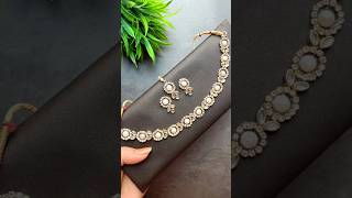 diy Kundan necklace making at home ❤️🔥 necklace set#shorts#diyearrings #youtubeshorts#diycraft#viral