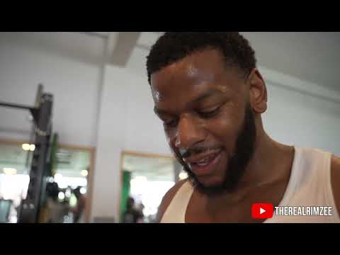 RIMZEE GYM SESSION TRAINING  BACK (TRILL CAMP)