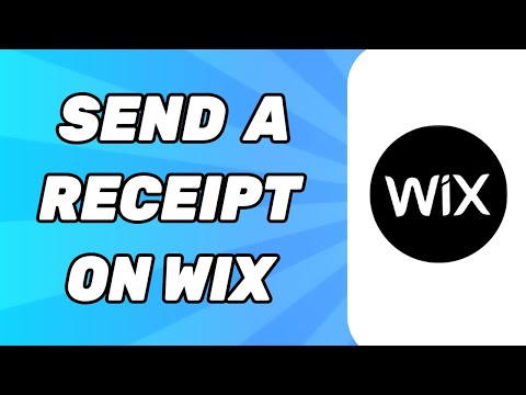 How to Send a Receipt on Wix