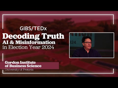 GIBS/TEDx - Promoting Digital Literacy and Responsible Online Behaviour – Toby Shapshak