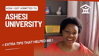 Ashesi University Student Tips: Admissions, Scholarship, Housing, Food, Self Care, Health & More!🏫📚