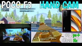 POCO F3 HAND CAM PUBG MOBILE 90 FPS 🔥 | X Flash Gaming | 120 HZ