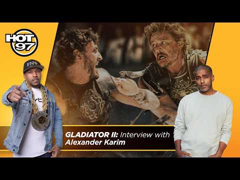 Gladiator 2 Actor Alexander Karim Says Denzel Washington Inspired His Start Plus Loves LL COOL J