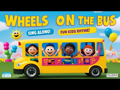 Wheels on the Bus | Classic Nursery Rhyme for Kids | Fun Sing-Along Song